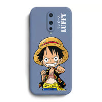 เคส OPPO R17 Pro Case เคสซิลิโคนเหลวการ์ตูน Luffy การ์ตูน Luffys Flocking ฝาครอบโทรศัพท์ป้องกัน