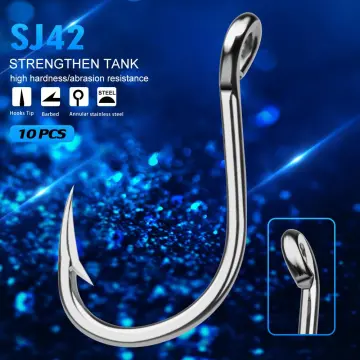 130pcs Stainless Steel Fishing Hooks for Saltwater Malaysia