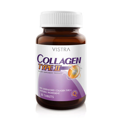 Vistra Collagen Type-II 30 เม็ด คอลลาเจนบำรุงข้อ