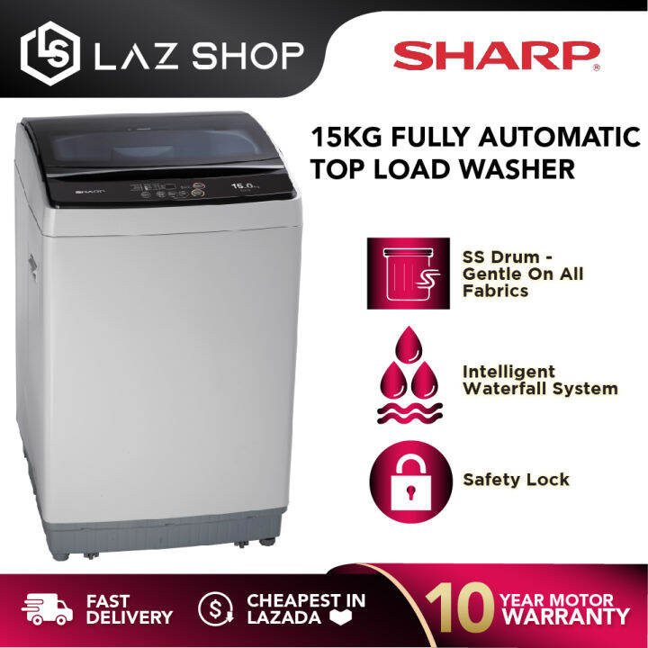 sharp washing machine 15kg