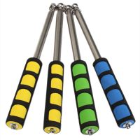 [GAV2]Flag Pole 1.2M Portable escopic Flag Handheld Pole Tool for Flags Windsock