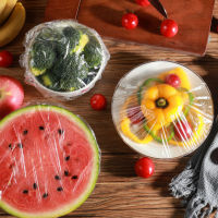 100PCSDisposable Food Cover Plastic Wrap Elastic Food Lids For Fruit Bowls Cups Caps Storage Kitchen Fresh Keeping Saver Bag