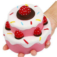 Sweet Mochi Squishy Jumbo Strawberry Cake Scented Super Slow Rising Toy Kids Cute Squeeze Toy gags practical jokes