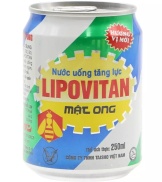 HCMNƯỚC TĂNG LỰC LIPOVITAN VỊ MẬT ONG LỐC 6 LON