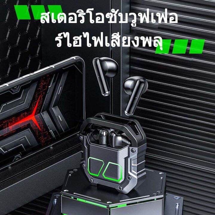 2023-ใหม่-j6-หูฟังบลูทูธเล่นเกมไร้สายจริงไม่มีดีเลย์แบตเตอรี่ขนาดใหญ่สุดเล่นเกมลดเสียงรบกวนโดยเฉพาะการกินไก่เหมาะสำหรับ-xiaomi-sony-apple-oppo