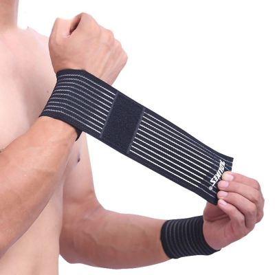 1PCS Gym Support Wrist Brace Wrap carpal tunnel Cotton Elastic Bandage Hand Sport Wristband wristband dispenser wristbands