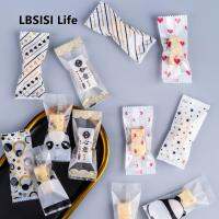 【CC】 LBSISI 200Pcs Nougat Plastic Wrappers Wrapping Bakery Decoration 4x9.5cm