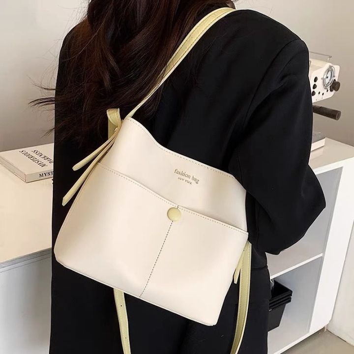mlb-official-ny-this-years-popular-bag-womens-new-fashion-explosion-style-high-end-foreign-style-bucket-bag-all-match-single-shoulder-messenger-bag