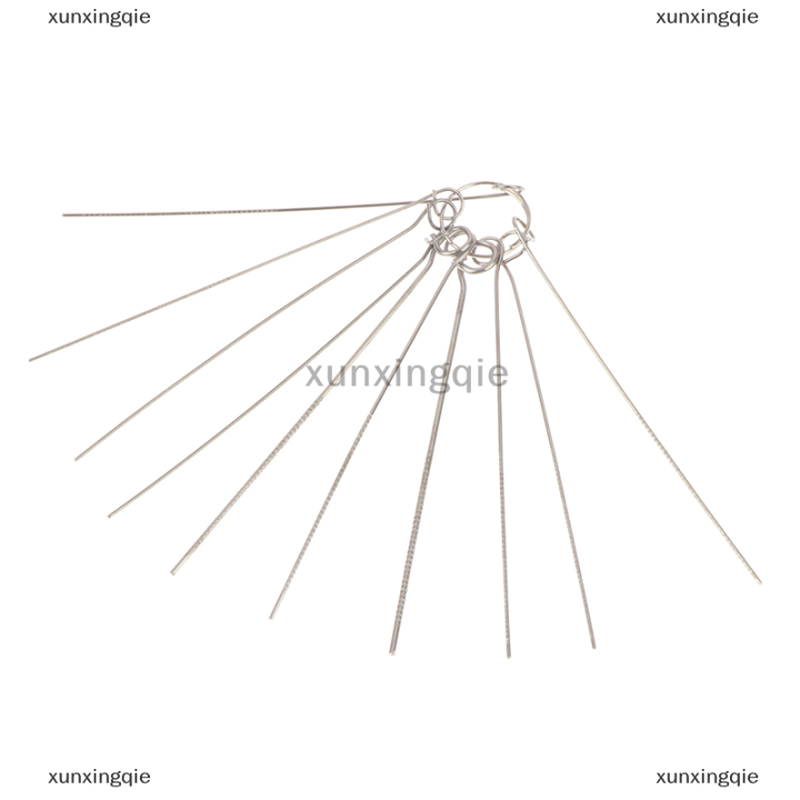 xunxingqie-ชุดเข็มสแตนเลส10ชนิดวงจรอิเล็กทรอนิกส์-pcb-ผ่านรูเข็ม