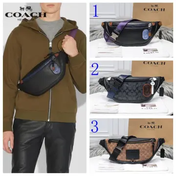 Buy Coach COACH Large leather Fanny pack for men C2716QBBK 2023 Online |  ZALORA Singapore