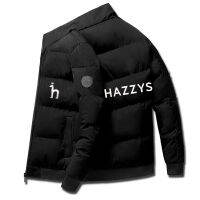 ฤดูใบไม้ร่วงฤดูหนาว2023แฟชั่น HAZZYS Casual Warm Hooded Jacket กันน้ำ Wind Proof Breathable Jacket Casual คุณภาพสูง Coat