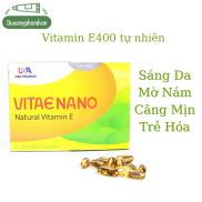Viên Uống Vitamin E 400 Tự Nhiên, VITAE NANO, Đẹp Da Sáng Da, Ngừa THÂM NÁM