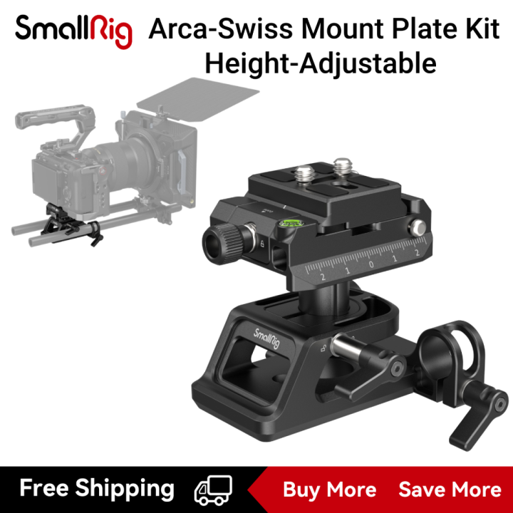 SmallRig ArcaSwiss / Manfrotto Compatible Mount Plate Kit for Handheld