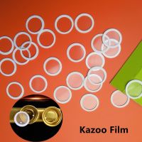 【Moon Musical】 Kazoo เมมเบรนเปลี่ยนขลุ่ยของเล่นดนตรี Kazoo อุปกรณ์81ชิ้นวัสดุที่มีคุณภาพสูงและฟิล์มที่ทนทาน