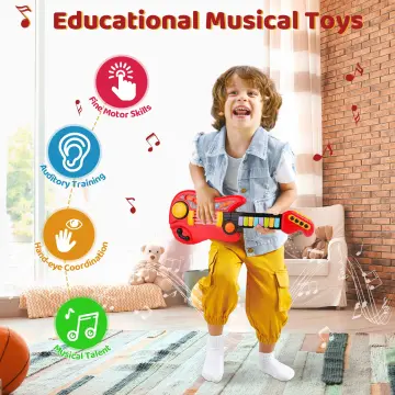 Toy guitar for 3 best sale year old