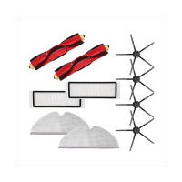 Main Brush Side Brush HEPA Filter Replacement Spare Parts Ompatible for Roborock S5 S6 S51 T4 T5 Vacuum Cleaner