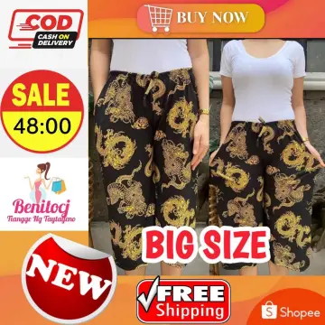 Tokong Korean Fashion Cropped Square Pants Wide Leg Pants - XS to 2XL