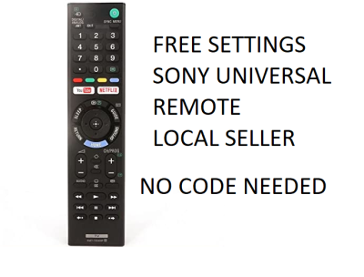 VIA LED LCD ANDROID remote control UNIVERSAL Free Settings NO CODE NEEDED