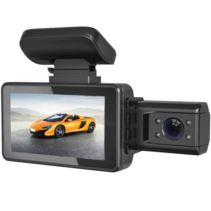 a88-car-front-car-rotatable-car-camera-video-recorder-car-recorder-night-vision-dual-lens-universal-models