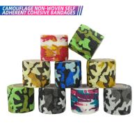 Self-Adhesive Elastic Wrap Bandage Tape Sports First Aid and Helps Protect Skin Camouflage Decoration