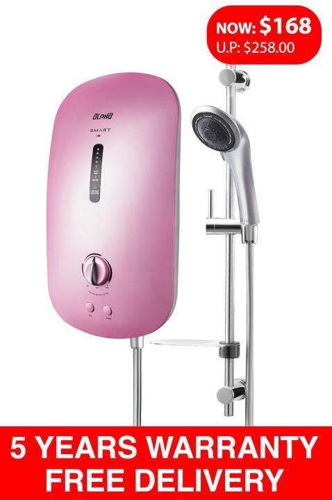 Alpha Smart 18 Instant Water Heater with 5 Function Shower Set | Lazada  Singapore