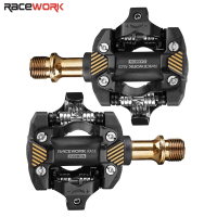 RACEWORK M8100 เหยียบ Self-locking Pedal Ultra-light SPD จักรยานเสือภูเขาล็อคเหยียบ SH-51 คลิปล็อค Racing ขี่จักรยาน Part-nxfnxfnxghnxgb