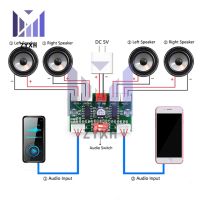 บอร์ดเครื่องขยายเสียงดิจิตอล PAM8403ขนาดเล็ก3W * 4 4ช่องสัญญาณระบบเสียงแอมป์5V พร้อมสวิตช์สำหรับลำโพงตั้งโต๊ะ DIY