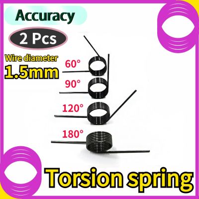 Wire Diameter 1.5mm High Strength V-Shaped  Torsion Spring 60/90/120/180 Torque Angle Feeder Springs 65Mn Torsion Spring Electrical Connectors
