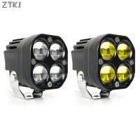 ไฟ LED พ็อดไฟ LED 8 ZES-3570 80W 6000K/3000K 5โหมดไฟเสริมสำหรับการขับขี่กันน้ำ IP68 UTV รถกะบะเอทีวี