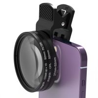 KnightX Fisheye Wide Angle Macro 37mm 52mm 55mm 58mm Phone Camera Macro Lens CPL Star ND Filter For iPhone 13