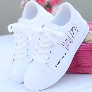 Cute sale white shoes