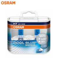 OSRAM H7 H4 H1 H11 Cool Blue Hyper+ White HB3 9005 HB4 9006 5000K Halogen Headlight Car Light Brightness +50 12V 55W (Pair)