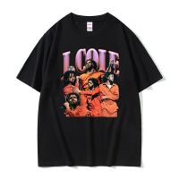 Mens Large T-shirt Rapper J Cole Music Album Oversized Hip Hop Tshirt Men Vintage Tshirts Mens Cotton Plus Size Tee
