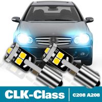 ไฟที่จอดรถ LED 2ชิ้นสำหรับ Mercedes Benz CLK คลาส C208 A208อุปกรณ์เสริม1997 1998 1999 2000 2001โคมไฟเคลียร์2002