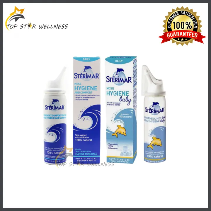 STERIMAR Nasal Hygiene Spray Baby / Adult 50ML | Lazada