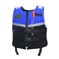 2023 Neoprene Lifejacket Adult Outdoor Universal Water Sports Buoyancy Vest Portable Surfing Kayak Fishing Swimming Lifejacket  Life Jackets