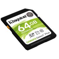 !! สินค้าคุณภาพดี มีรับประกัน !! KINGSTON 64 GB SD CARD (เอสดีการ์ด) CANVAS SELECT PLUS (SDS2/64GB) - BY IT SOGOOD STORE