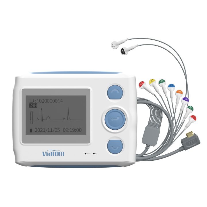 Viatom TH12 CE Certificated 24-Hour Dynamic Electrocardiogram 12-Lead ...