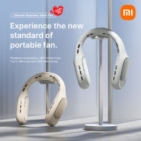 Xiaomi JISULFE Portable Neck Fan Rechargeable Bladeless Metal Neck Brace FAN Electric Leafless Hanging Design 4 Speeds Neck Cooling Fan