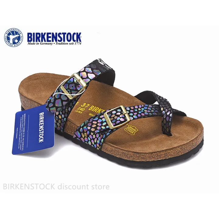 original-birkenstock-mayari-mens-female-classic-cork-black-snake-sandals-slippers-34-46