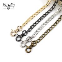 120cm/100cm/80cm/60cm/40cm long 8MM wide Metal Purse Chain Strap Handle Replacement For Handbag Shoulder Bag 4 Color