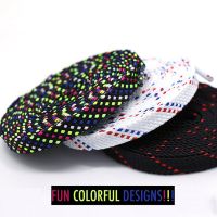 New Twill Two-Tone Shoelaces for Sneakers Flat Shoelace AF1 Pattern Premium Colorful Shoe Laces Athletic Unisex Shoestring 1pair