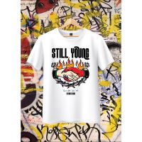 [S-5XL]เสื้อยืดแบรนด์STILL YOUNG