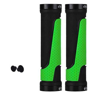 Mountain Bike Grips Non-Slip Durable Shock-Proof Rubber Fixed Gear Bicycle Handlebar Grip Cycling Parts