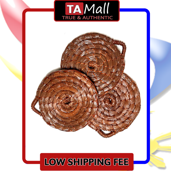 Pads for Hot pots placemats pine and Ratan Lazada PH