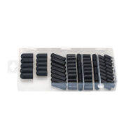 160pc ชุดหมวกกันฝุ่นยาง VACUUM CAP ASSORTMENT ซีลสีดำป้องกันยาง