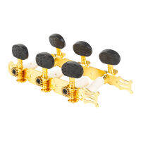 2Pcs Classic Guitar Tuning Pegs Classical Guitar Machine Heads Guitar Knobs 1-Pair Left Right 3L3R String Tunners For Classical Folk Guitar