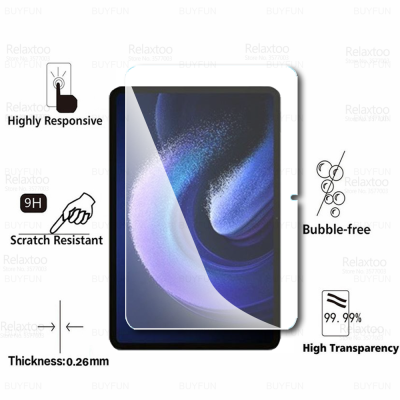 3ชิ้นกระจกป้องกันสำหรับ Xiaomi Pad 6 Pro 11นิ้วแท็บเล็ตป้องกันหน้าจอ Xiaomi Xiaomi Xiaomi Xiaomi M 5 5Pro Mi Pad6 6Pro Pad6Pro