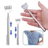 Stainless Steel Back Tickling Stick Retractable Scraper Massage Portable Back Itching Scratcher Adjustable Anti-Itch Massager