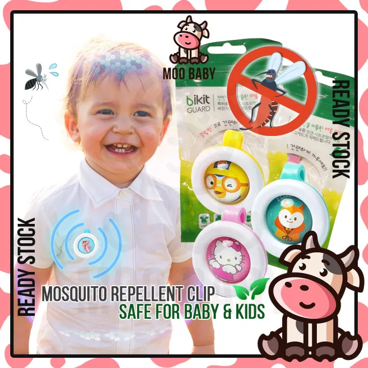 Moo Baby Mosquito Repellent Buckle Clip Baby Safety Kids Anti Nyamuk